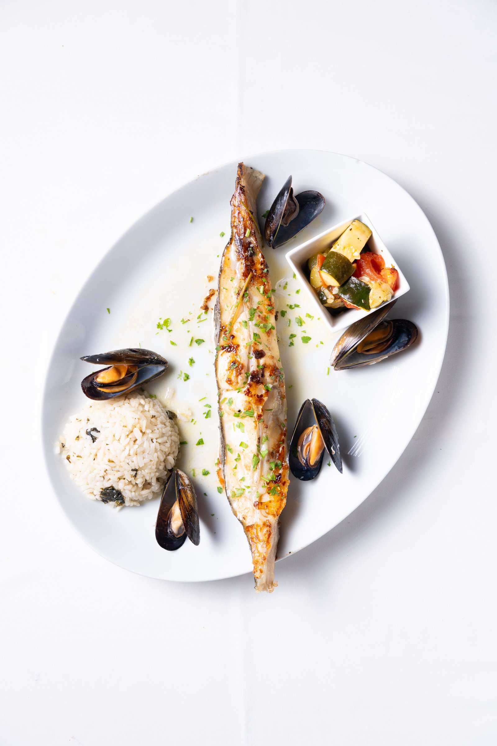 Rodaballo de la ría a la plancha – detalle