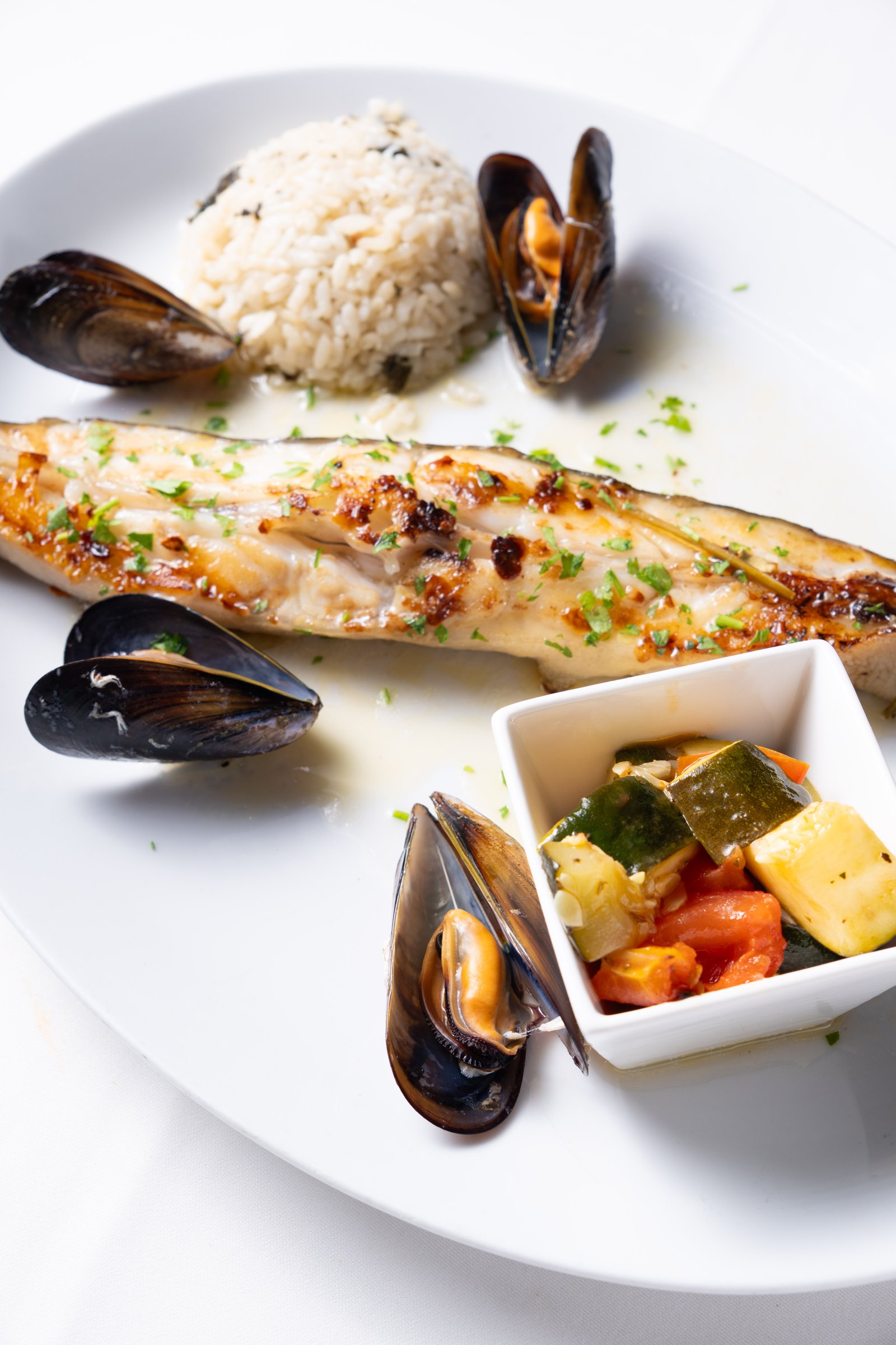 Rodaballo de la ría a la plancha – vista principal