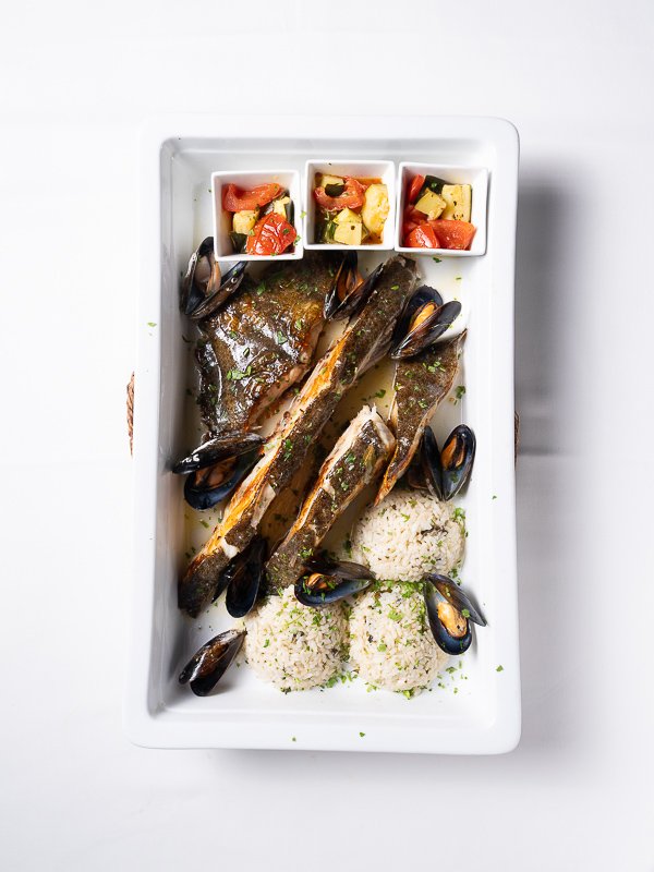 Rodaballo de la ría asado