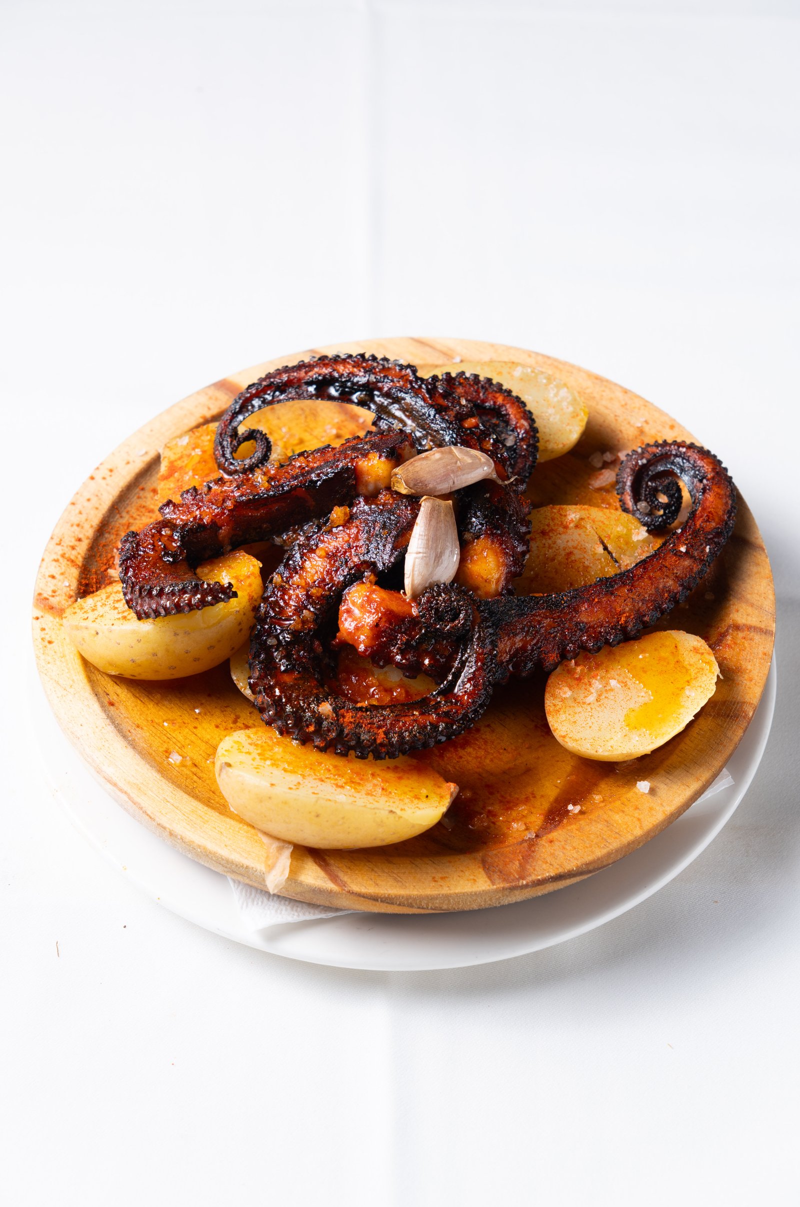 Pulpo á feira – detalle