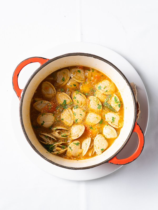 Almeja chirla gallega a la marinera