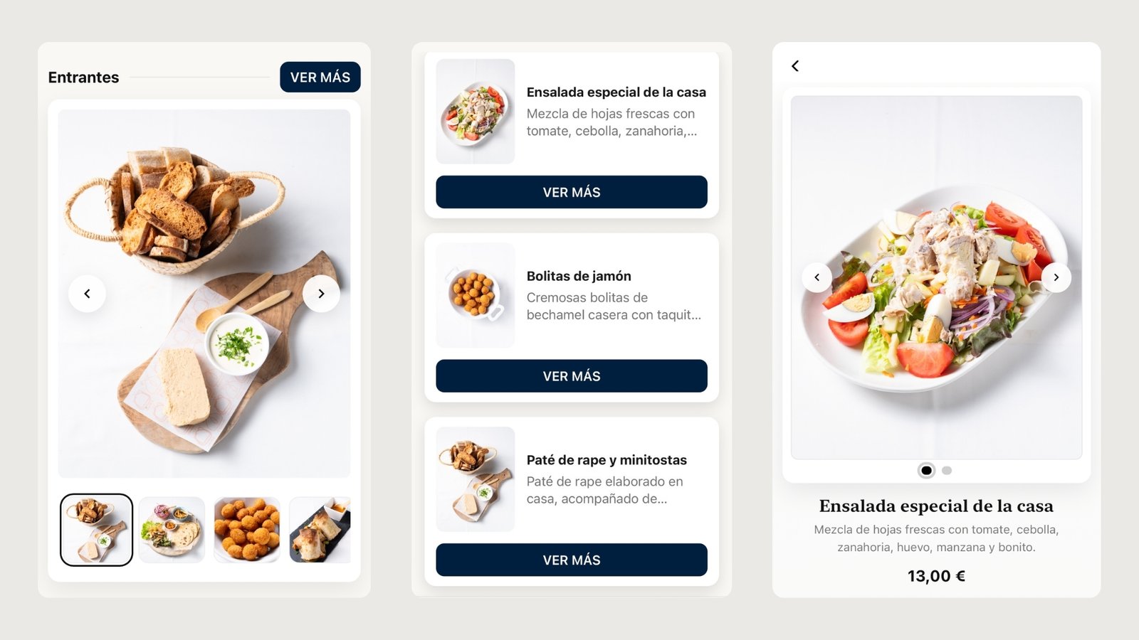 Ejemplo real de carta con fotos