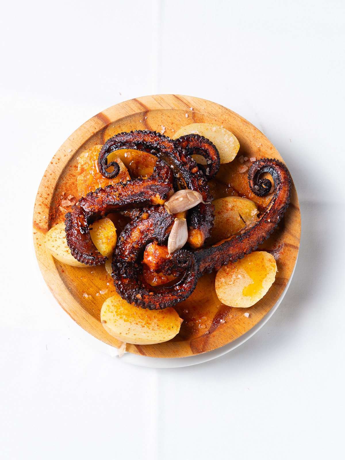Mariscos: pulpo á feira