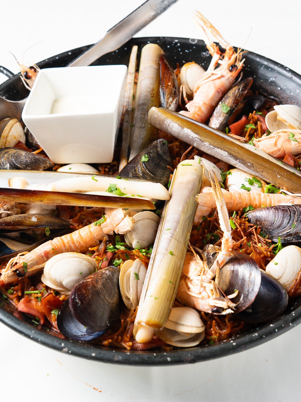 Mariscos: pulpo á feira